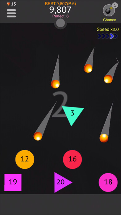 Emulate iPhone app Drop Ballz! using MyAndroid