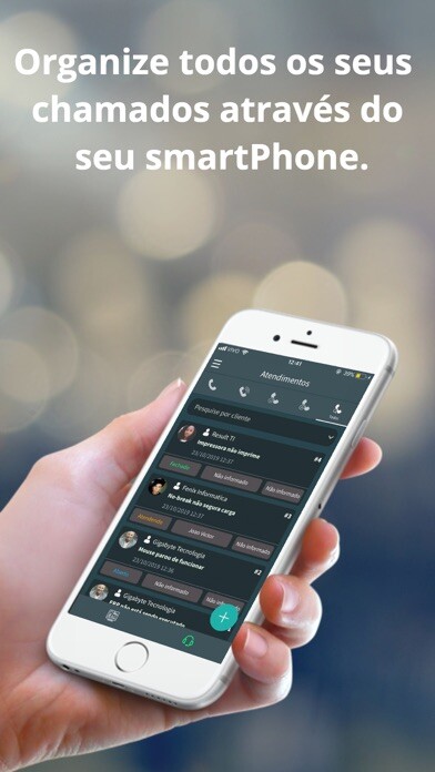 Emulate iPhone app DropDesk - Sistema de Chamados using MyAndroid