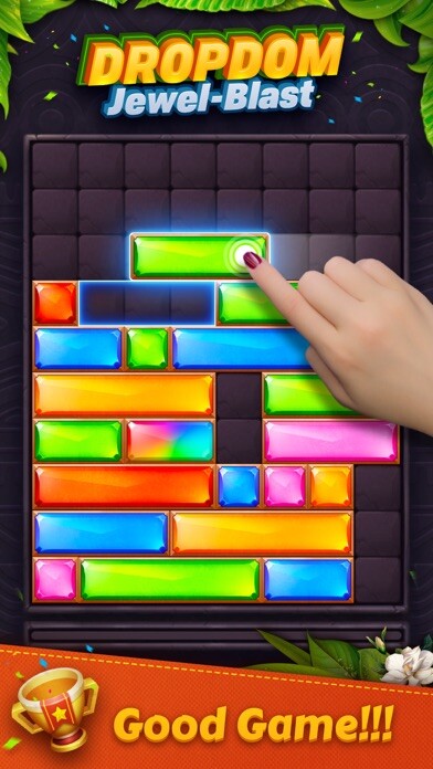 Emulate iPhone app Dropdom™ Jigsaw Puzzle using MyAndroid