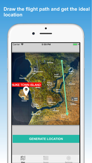 Emulate iPhone app Drop Guide For Battle Royale using MyAndroid