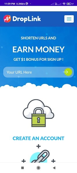 Run android online APK Droplink URL Shortner Client - from MyAndroid or emulate Droplink URL Shortner Client - using MyAndroid