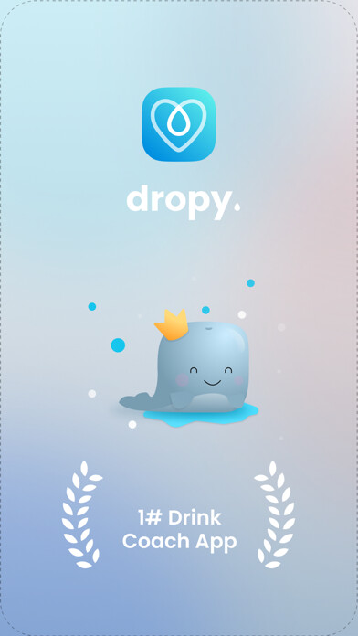 Emulate iPhone app Dropy - Drink Water Reminder using MyAndroid