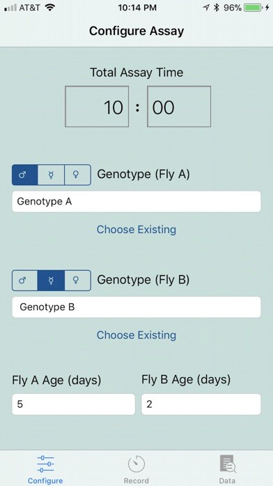 Emulate iPhone app Drosophila Assay Assistant using MyAndroid Emulate iPhone app Drosophila Assay Assistant using MyAndroid