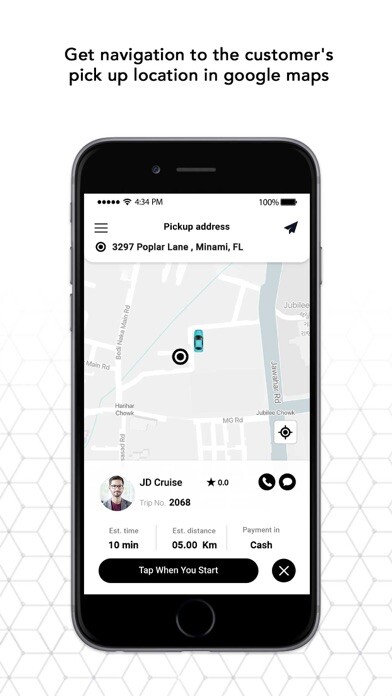 Emulate iPhone app DROVR CHAUFFEUR using MyAndroid