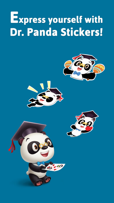 Emulate iPhone app Dr. Panda Sticker Pack using MyAndroid Emulate iPhone app Dr. Panda Sticker Pack using MyAndroid