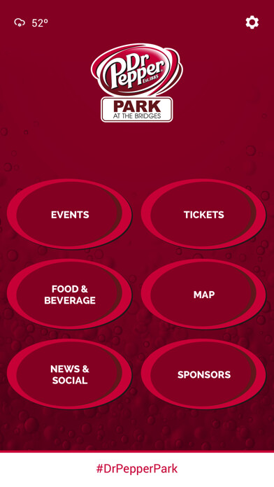 Emulate iPhone app Dr Pepper Park Roanoke Events using MyAndroid Emulate iPhone app Dr Pepper Park Roanoke Events using MyAndroid