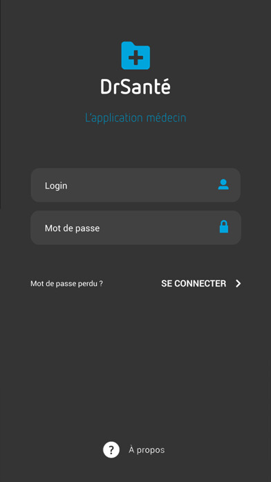 Emulate iPhone app DrSante : appli médecin using MyAndroid
