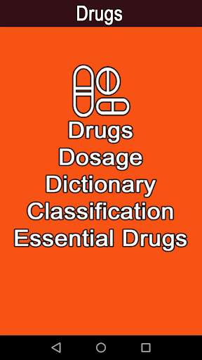 Run android online APK Drugs  (Classifications,Dosage & Dictionary) from MyAndroid or emulate Drugs  (Classifications,Dosage & Dictionary) using MyAndroid