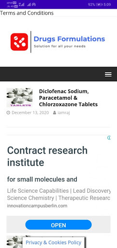 Run android online APK Drugs Formulations from MyAndroid or emulate Drugs Formulations using MyAndroid Run android online APK Drugs Formulations from MyAndroid or emulate Drugs Formulations using MyAndroid