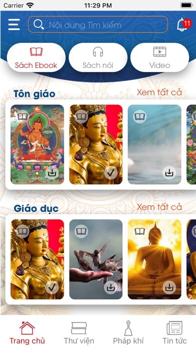 Emulate iPhone app Drukpa VN Book using MyAndroid
