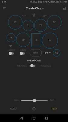 Emulate Android APK Drum Chops Builder