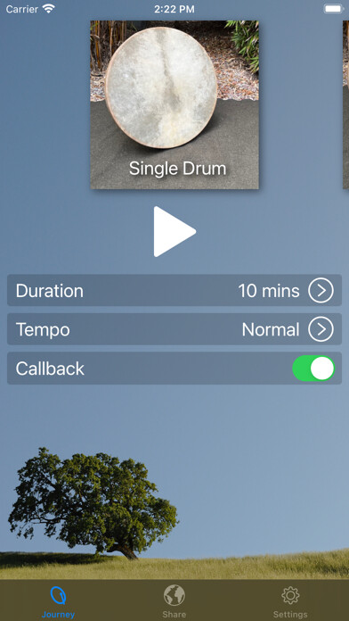 Emulate iPhone app Drum Journey using MyAndroid