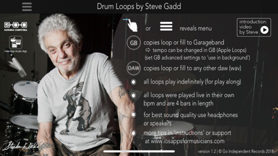 Emulate iPhone app Drum Loops by Steve Gadd using MyAndroid Emulate iPhone app Drum Loops by Steve Gadd using MyAndroid