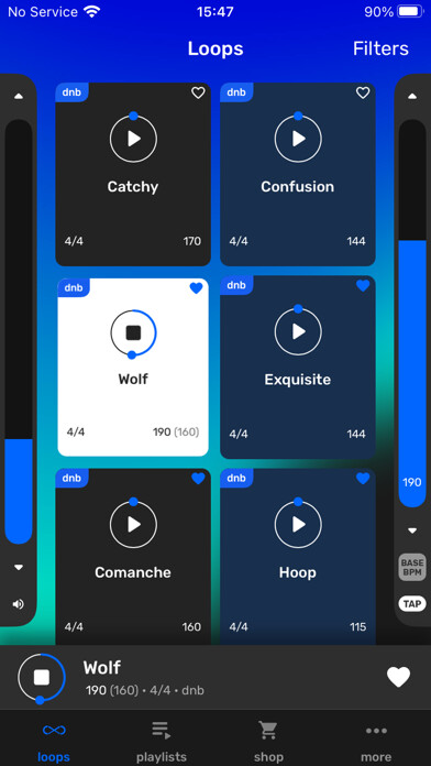 Emulate iPhone app Drum Loops - Drum & Bass Beats using MyAndroid Emulate iPhone app Drum Loops - Drum & Bass Beats using MyAndroid