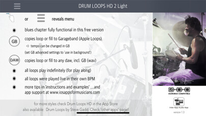 Emulate iPhone app Drum Loops HD 2 Light using MyAndroid Emulate iPhone app Drum Loops HD 2 Light using MyAndroid