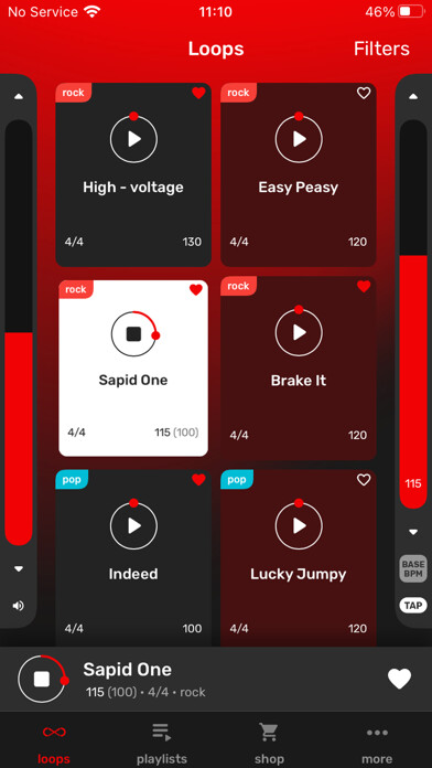 Emulate iPhone app Drum Loops - Rock Beats using MyAndroid Emulate iPhone app Drum Loops - Rock Beats using MyAndroid