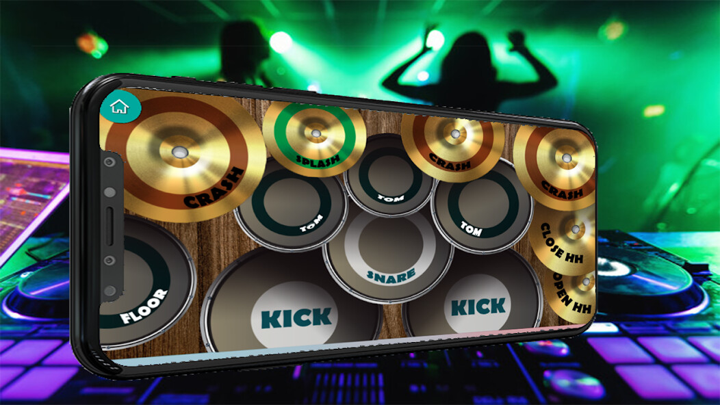 Run android online APK Drum Pad with Music instruments from MyAndroid or emulate Drum Pad with Music instruments using MyAndroid
