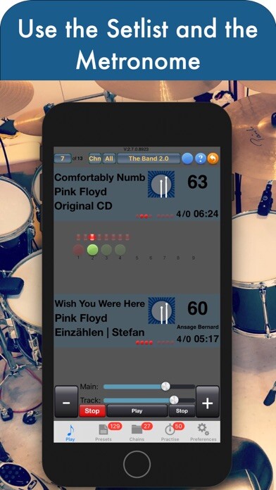 Emulate iPhone app DrumSetlist Manager using MyAndroid Emulate iPhone app DrumSetlist Manager using MyAndroid