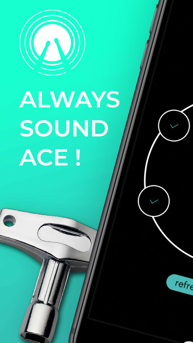 Emulate iPhone app drum tuner EZ using MyAndroid Emulate iPhone app drum tuner EZ using MyAndroid