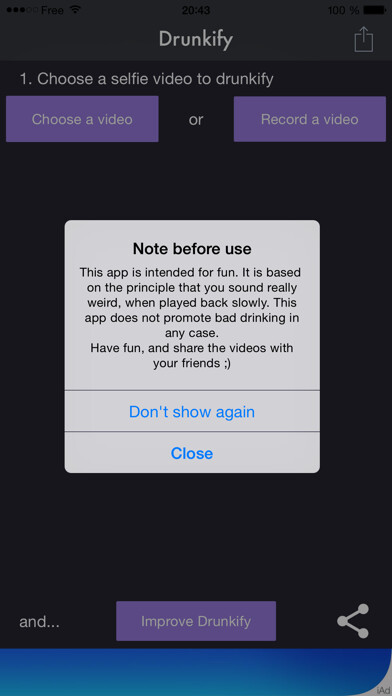 Emulate iPhone app Drunkify using MyAndroid Emulate iPhone app Drunkify using MyAndroid