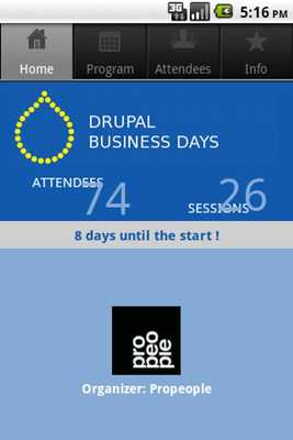 Emulate Android APK Drupal Business Days