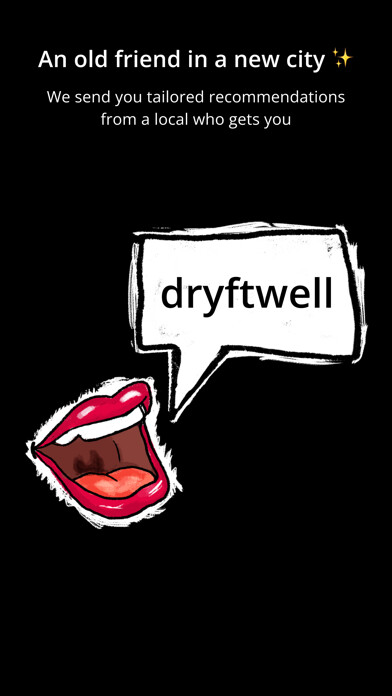 Emulate iPhone app Dryftwell - Eat, Drink, Play using MyAndroid