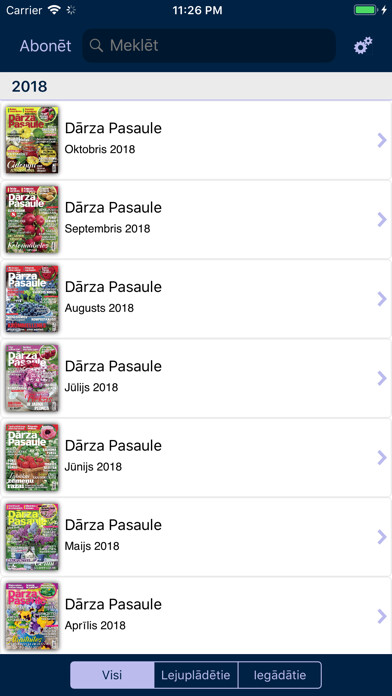 Emulate iPhone app Dārza Pasaule using MyAndroid Emulate iPhone app Dārza Pasaule using MyAndroid