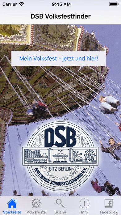 Emulate iPhone app DSB Volksfestfinder using MyAndroid