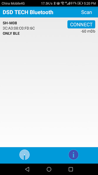 Emulate iPhone app DSD TECH Bluetooth using MyAndroid Emulate iPhone app DSD TECH Bluetooth using MyAndroid