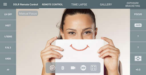 Run android online APK DSLR Remote Control from MyAndroid or emulate DSLR Remote Control using MyAndroid