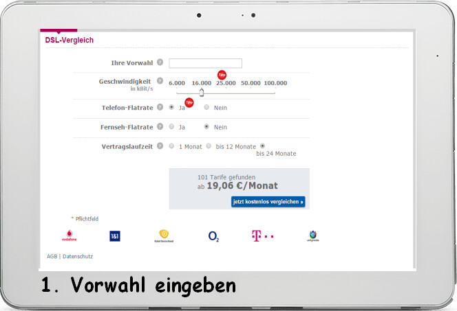 Run android online APK DSL Tarif Anbieter Vergleich from MyAndroid or emulate DSL Tarif Anbieter Vergleich using MyAndroid