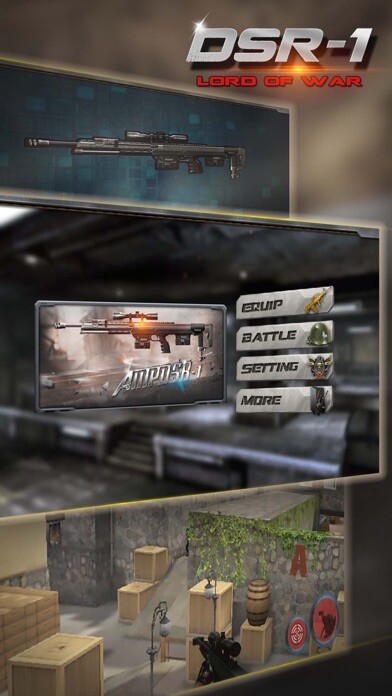 Emulate iPhone app DSR-1 the AMP Sniper Rifle Builder, Simulator, Trivia Shooting Game for Free by ROFLPlay using MyAndroid Emulate iPhone app DSR-1 the AMP Sniper Rifle Builder, Simulator, Trivia Shooting Game for Free by ROFLPlay using MyAndroid