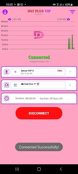 Run android online APK DST VIP VPN from MyAndroid or emulate DST VIP VPN using MyAndroid