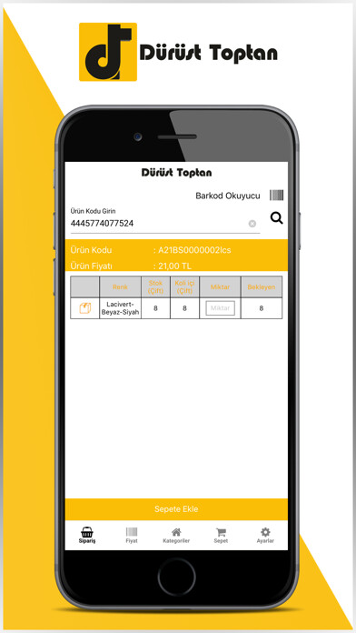 Emulate iPhone app DT B2B using MyAndroid