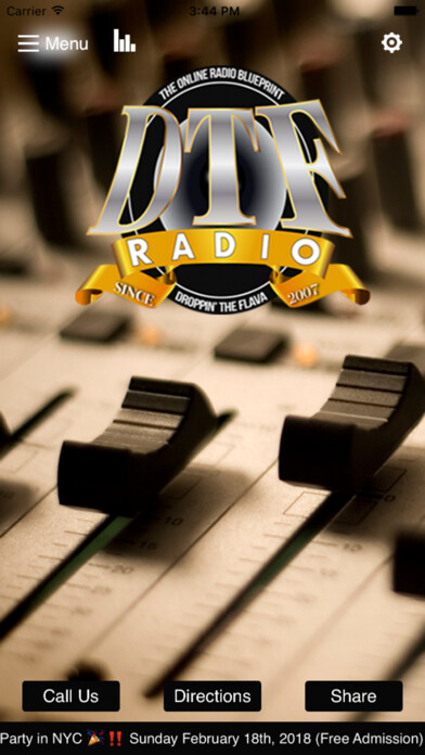 Emulate iPhone app DTF Radio using MyAndroid