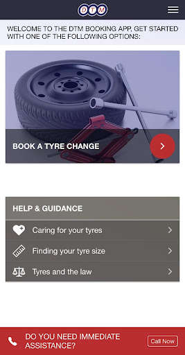 Run android online APK DTM Tyre Booking System from MyAndroid or emulate DTM Tyre Booking System using MyAndroid