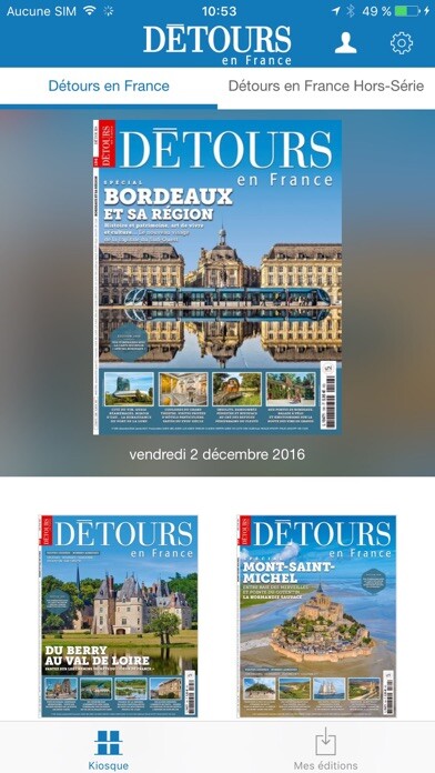 Emulate iPhone app Détours en France Magazine using MyAndroid Emulate iPhone app Détours en France Magazine using MyAndroid