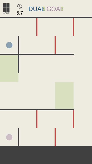 Emulate iPhone app DUAL GOAL : 頭を使う玉転がし using MyAndroid