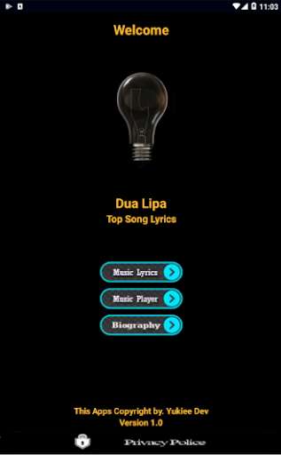 Run android online APK Dua Lipa Song, All Music Album from MyAndroid or emulate Dua Lipa Song, All Music Album using MyAndroid
