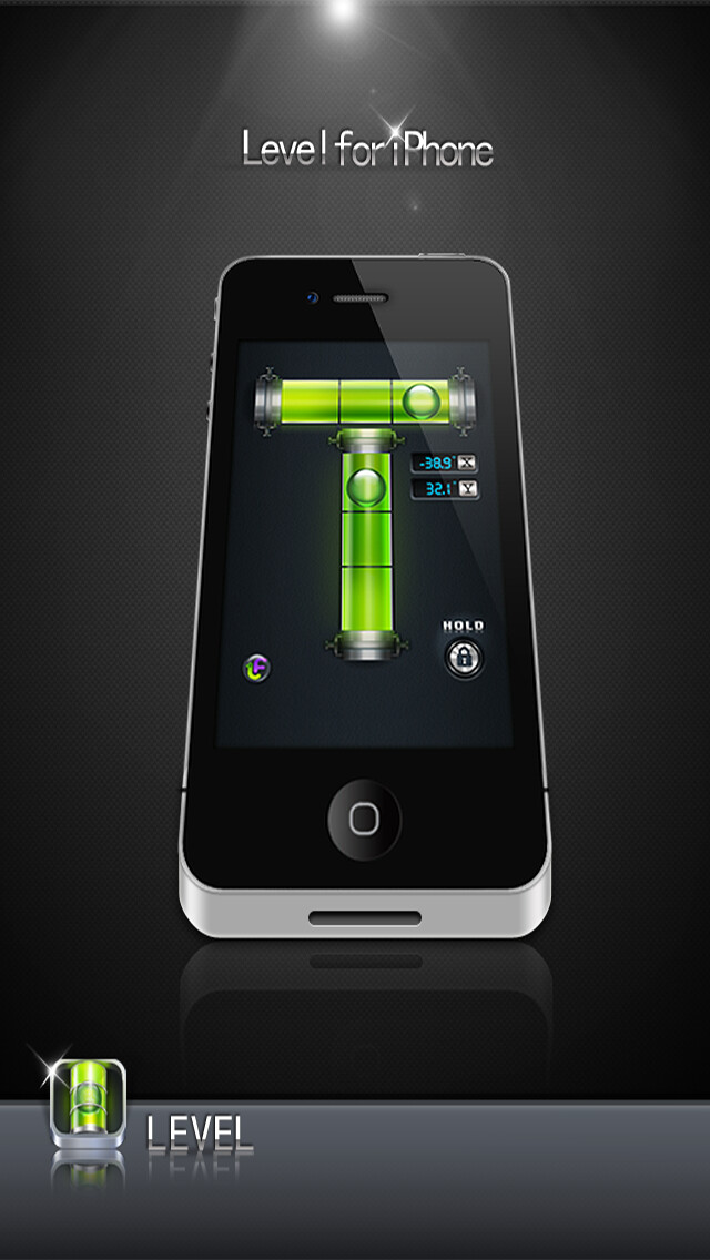 Emulate iPhone app Dual Level- using MyAndroid