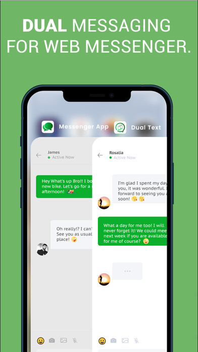 Emulate iPhone app Dual Messaging for Web App Duo using MyAndroid Emulate iPhone app Dual Messaging for Web App Duo using MyAndroid