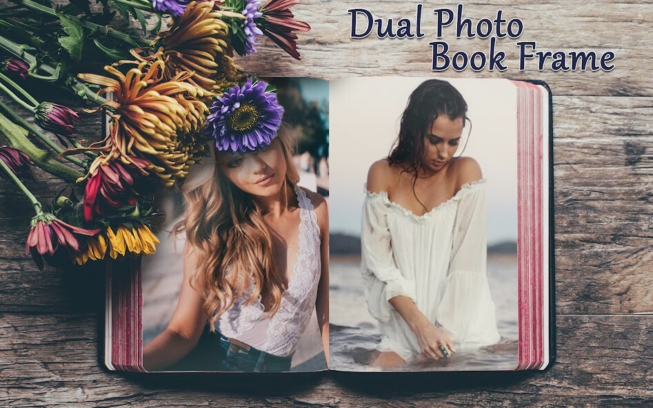 Run android online APK Dual Photo Frame Collage Book from MyAndroid or emulate Dual Photo Frame Collage Book using MyAndroid