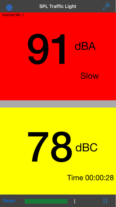 Emulate iPhone app Dual SPL Traffic Light using MyAndroid Emulate iPhone app Dual SPL Traffic Light using MyAndroid