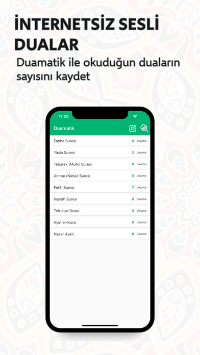 Emulate iPhone app Duamatik : Yasin, Fetih using MyAndroid