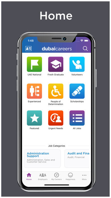 Emulate iPhone app Dubai Careers using MyAndroid Emulate iPhone app Dubai Careers using MyAndroid