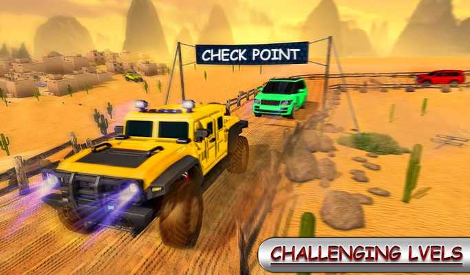 Emulate Android APK Dubai Desert Jeep Drift - 4x4 Jeep Rally 2018
