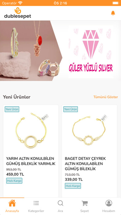 Emulate iPhone app Dublesepet - Online alışveriş using MyAndroid Emulate iPhone app Dublesepet - Online alışveriş using MyAndroid