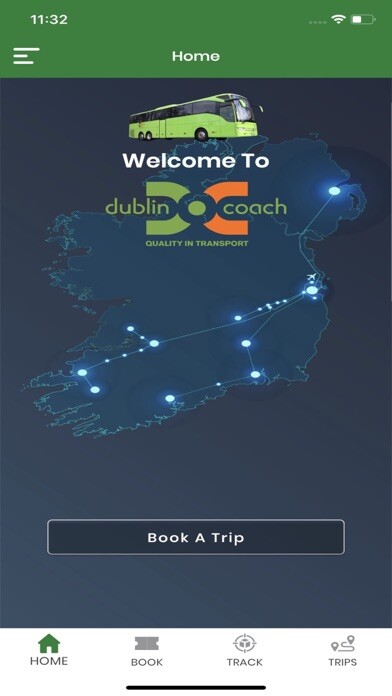 Emulate iPhone app Dublin Coach The Big Green Bus using MyAndroid Emulate iPhone app Dublin Coach The Big Green Bus using MyAndroid