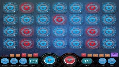 Emulate iPhone app Dubstep Invasion: Song Maker using MyAndroid