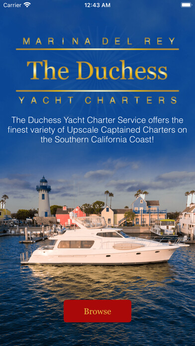 Emulate iPhone app Duchess Yacht Charters using MyAndroid Emulate iPhone app Duchess Yacht Charters using MyAndroid